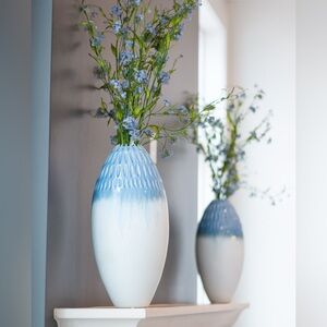 Global Views Cut Carved Vase